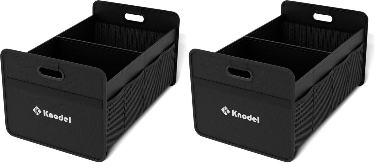 K KNODEL Foldable Trunk Storage Organizer for Car and Suv (Medium, Black)