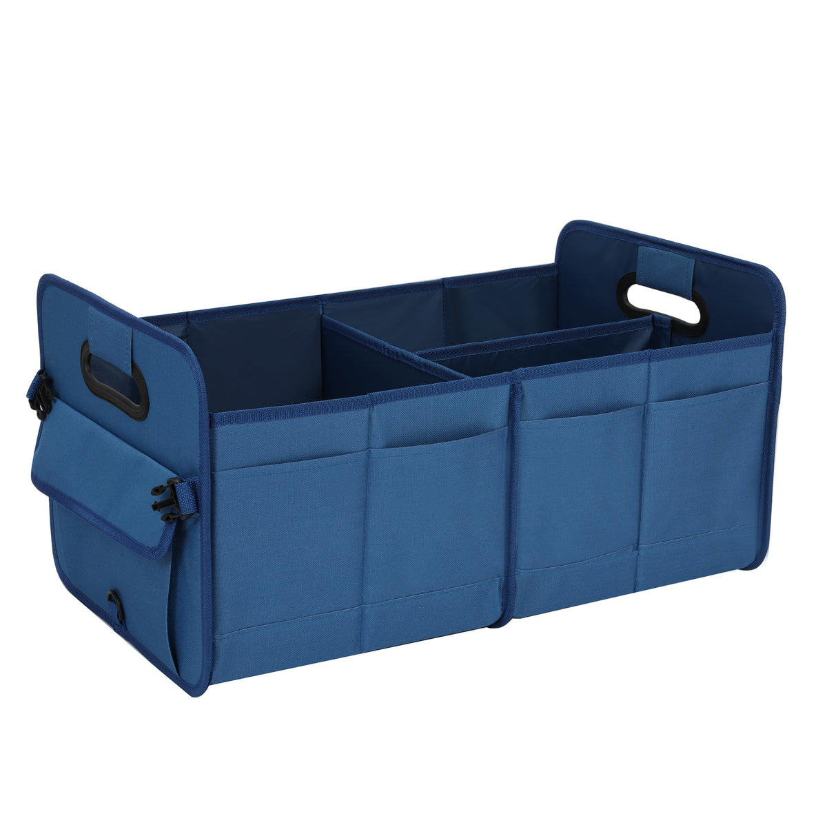 AOKJOY Car Trunk Organizer, Brown, Foldable, Non-slip, Adjustable, Multiple Compartments, 600D Oxford Cloth Material