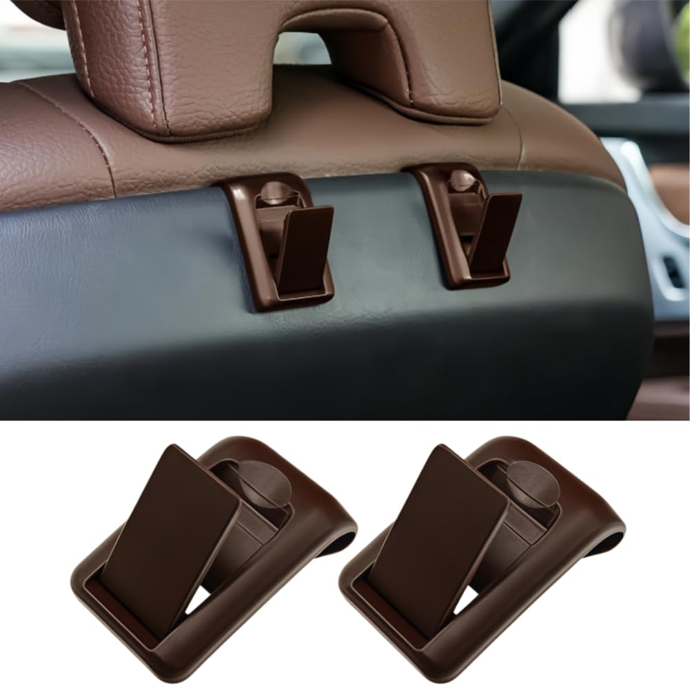 2PCS Hidden Seat Back Hanger Hooks for Volvo XC90 XC60 S90 S60 V90 V60