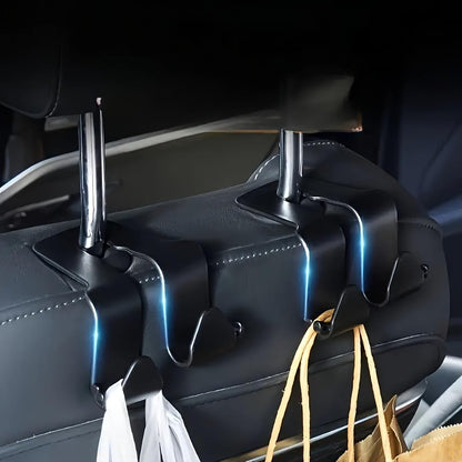 2pcs Multi - Functional Hook Set for Most Vehicles General Motors Seat Backrest, Basic