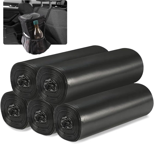 Car Trash Can Bags (5-Pack) total 75 bags- For Car