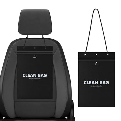 100Pcs Disposable Car Trash Bags Black