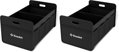 K KNODEL Foldable Trunk Storage Organizer for Car and Suv (Medium, Black)