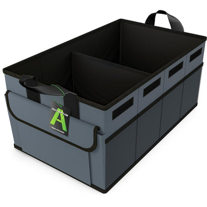 AUTOPTIM Car Trunk Organizer - Collapsible Car Organizer, Black, Medium