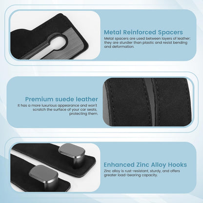 Car Seat Headrest Hooks – Purse Hook for Car
