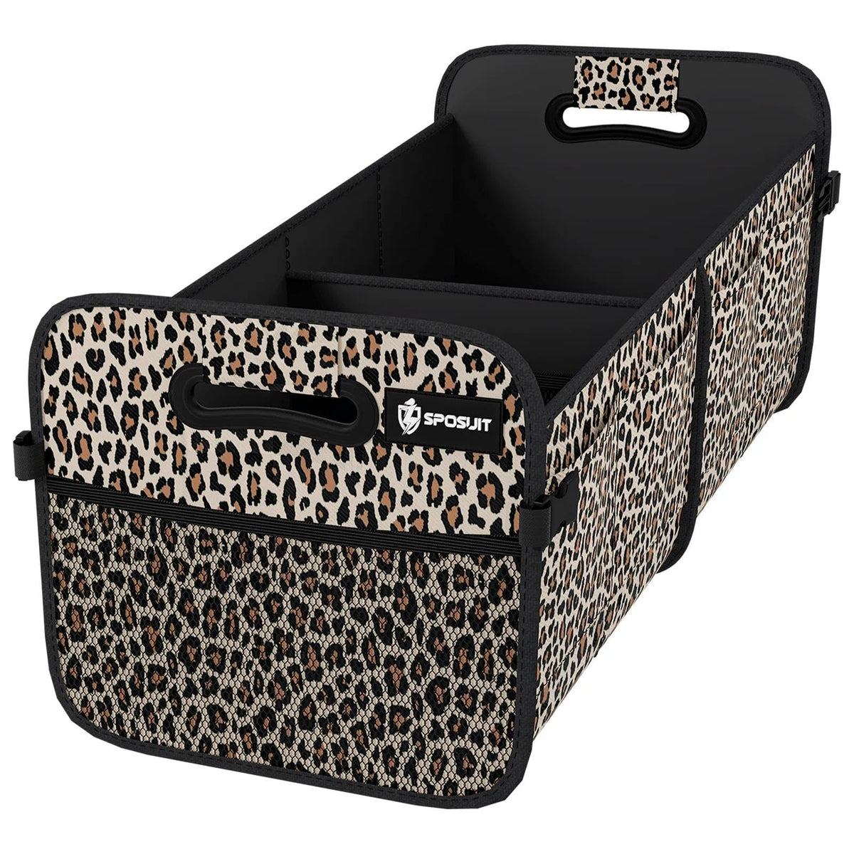 Sposuit Trunk Organizer for Car - 70L Collapsible Sturdy Car Storage, Black